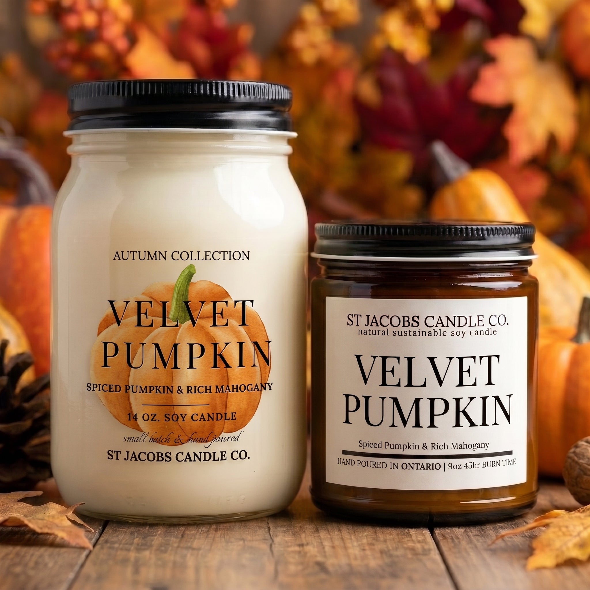 *NEW Velvet Pumpkin Soy Candle