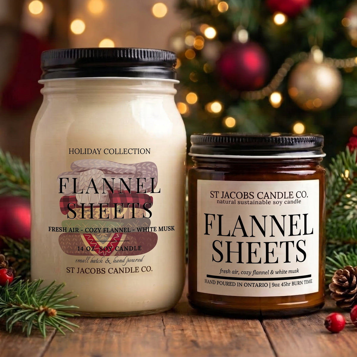 Flannel Sheets Soy Candle