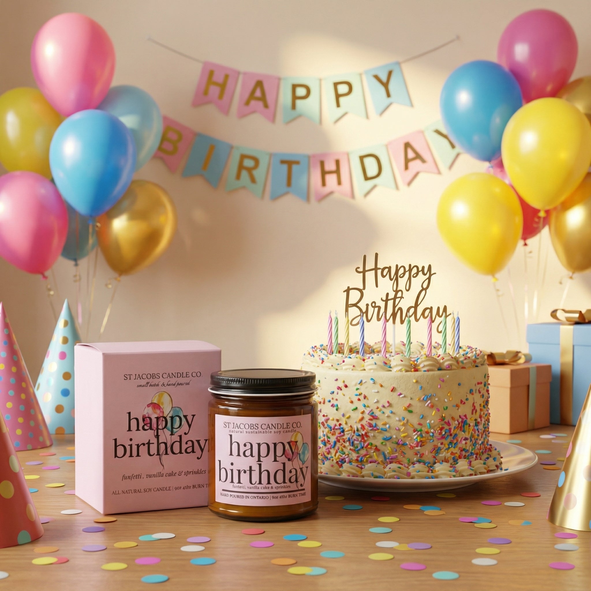 Happy Birthday Soy Candle