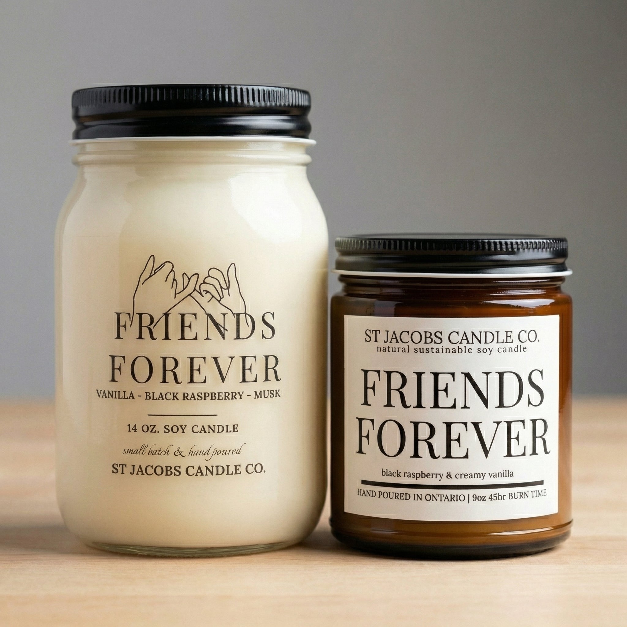 "FRIENDS FOREVER" Natural Soy Candle