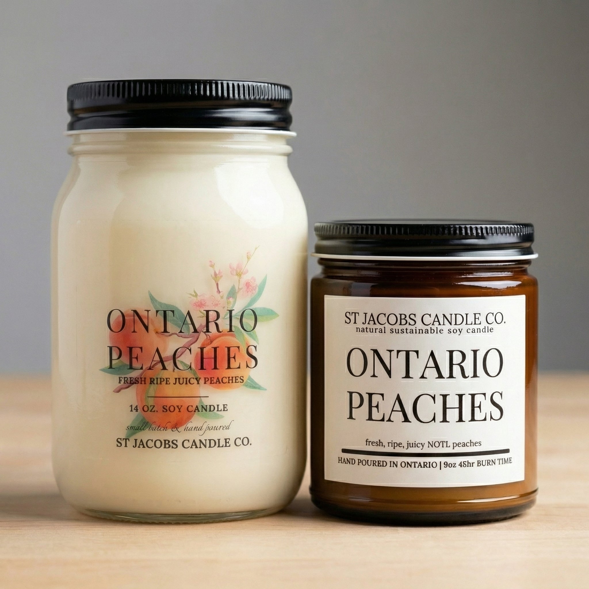 Ontario Peaches Soy Candle