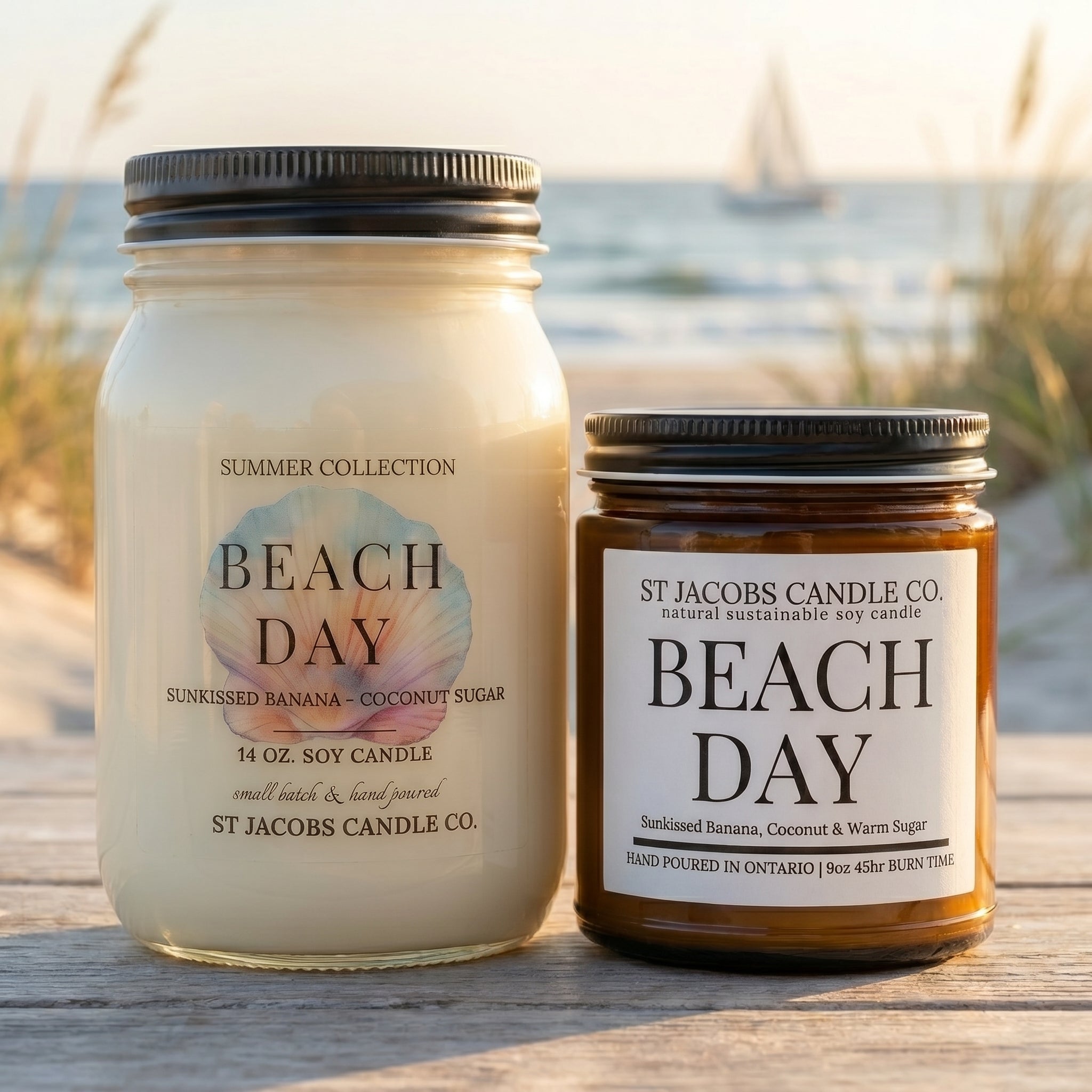 Beach Day Soy Candle