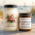 *NEW Flamingo Splash Soy Candle