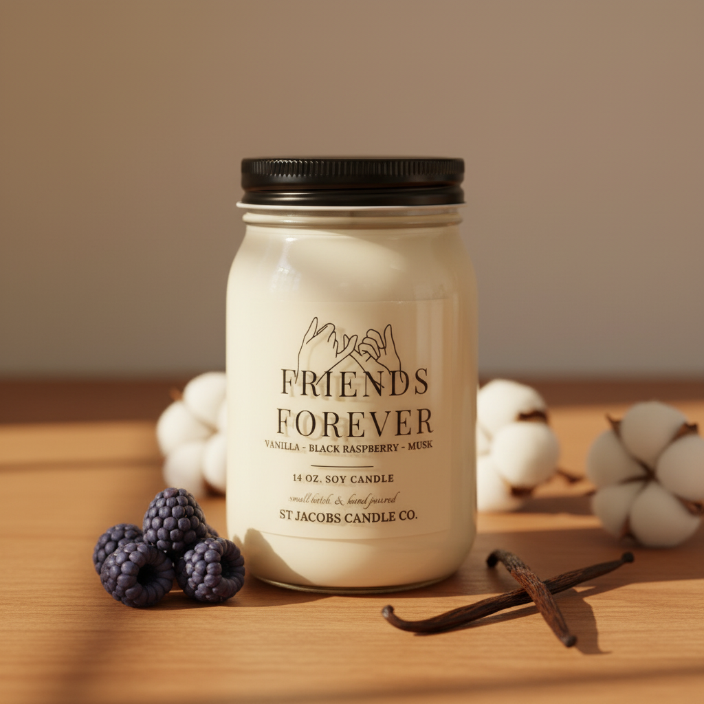 "FRIENDS FOREVER" Natural Soy Candle