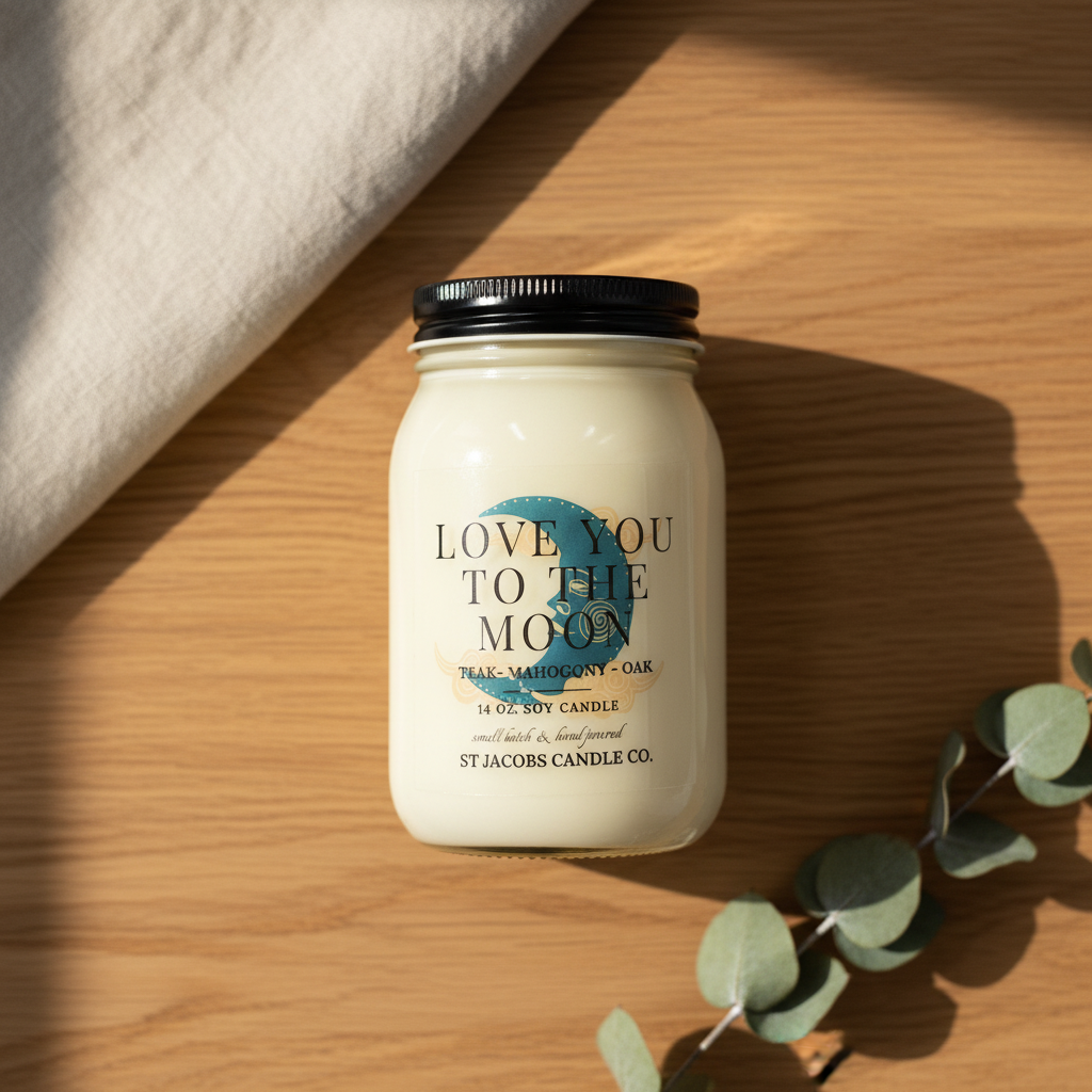 Love You to the Moon Soy Candle