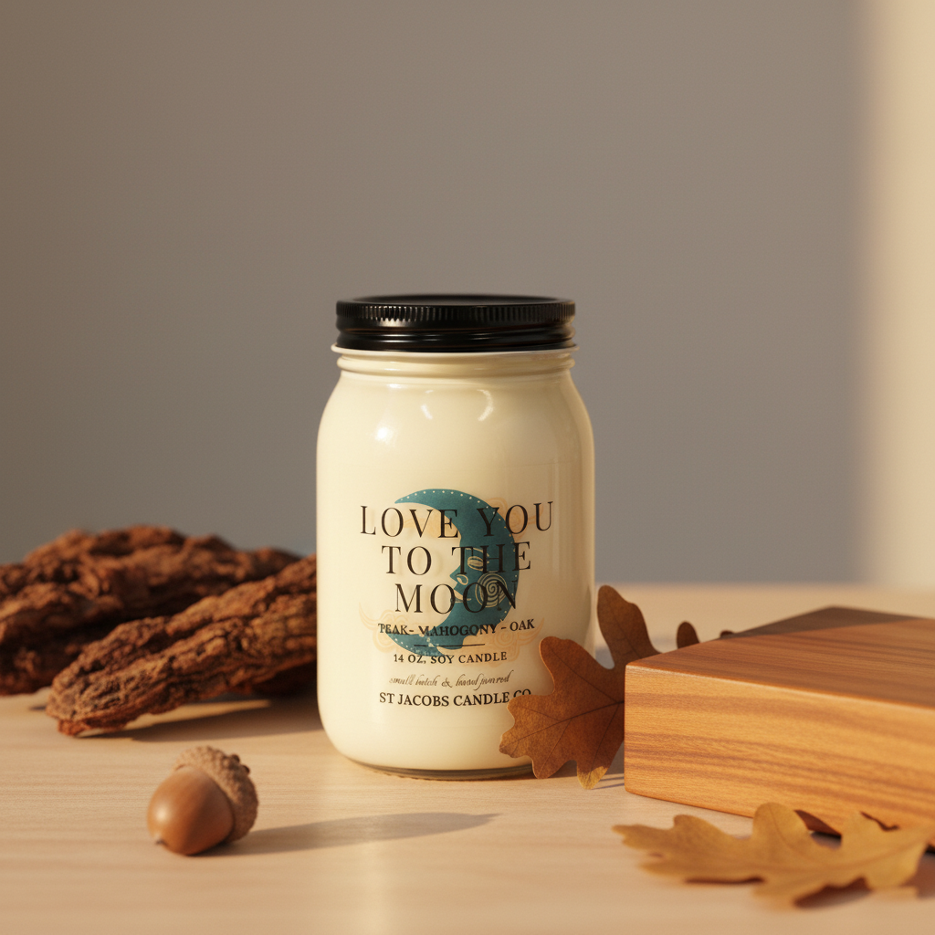 Love You to the Moon Soy Candle