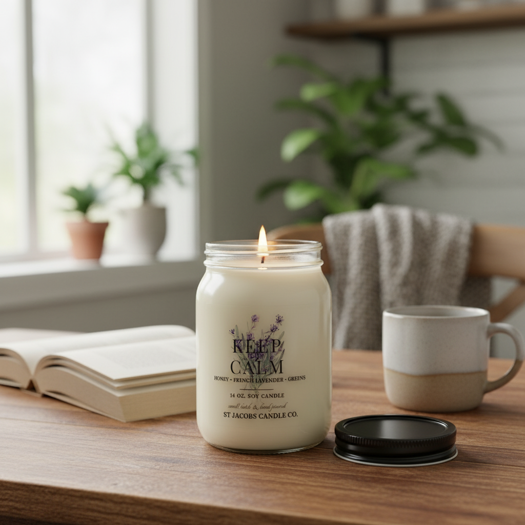 Keep Calm Soy Candle