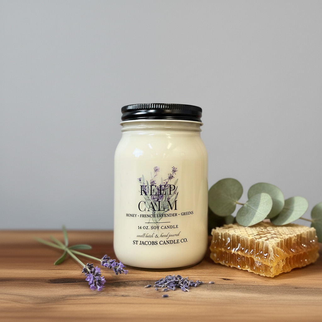 Keep Calm Soy Candle