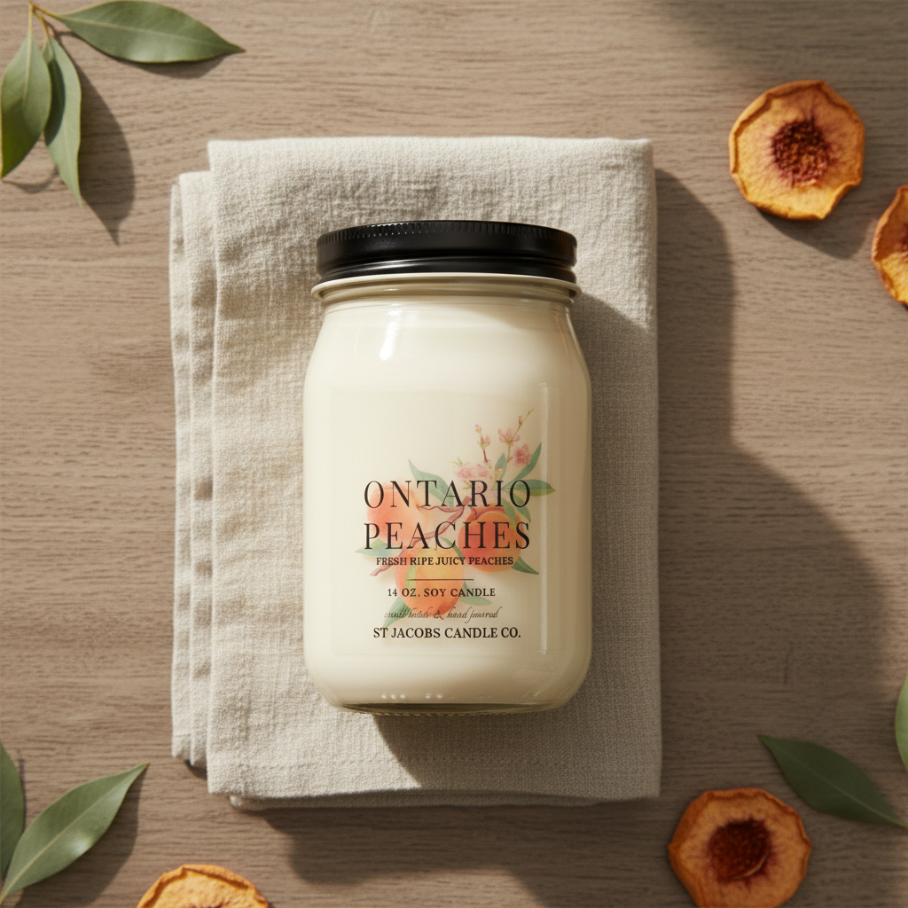 Ontario Peaches Soy Candle