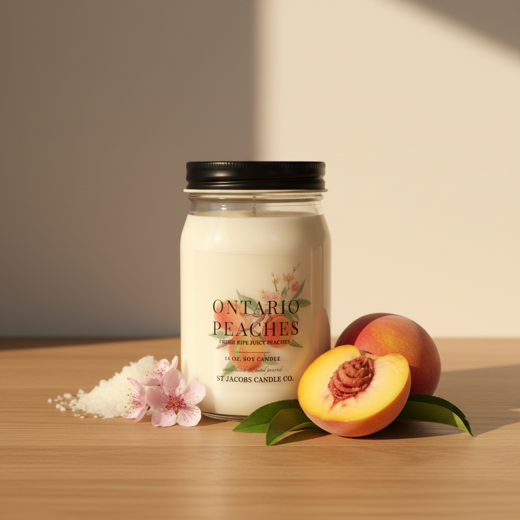Ontario Peaches Soy Candle