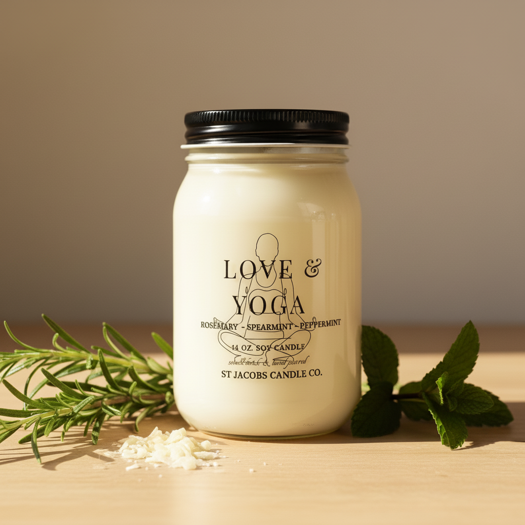 Love & Yoga Soy Candle