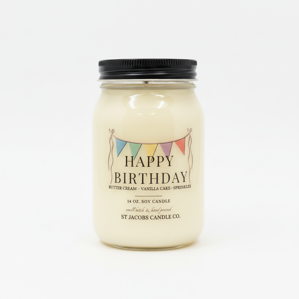 Happy Birthday Soy Candle