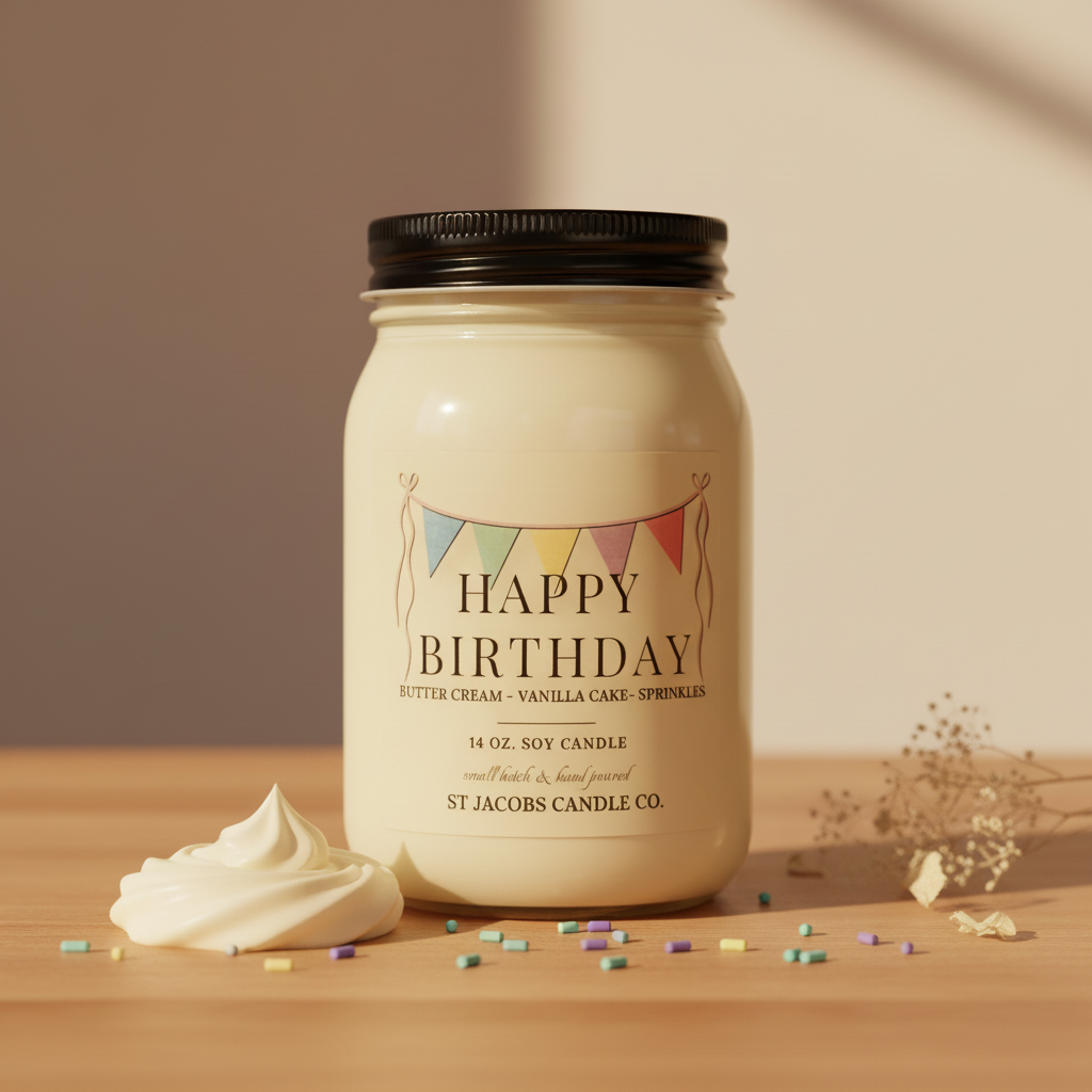 Happy Birthday Soy Candle