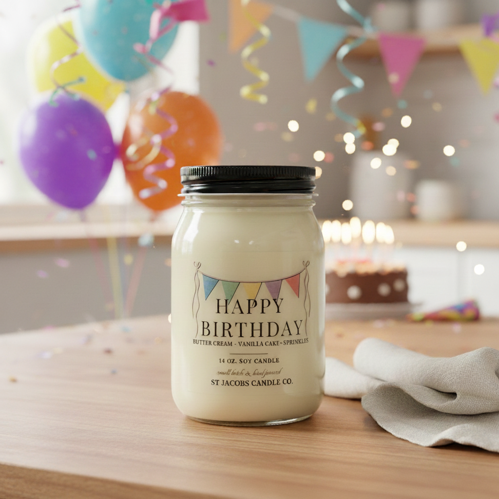 Happy Birthday Soy Candle
