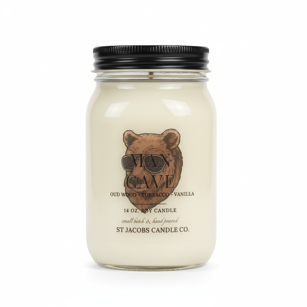 Man Cave Soy Candle