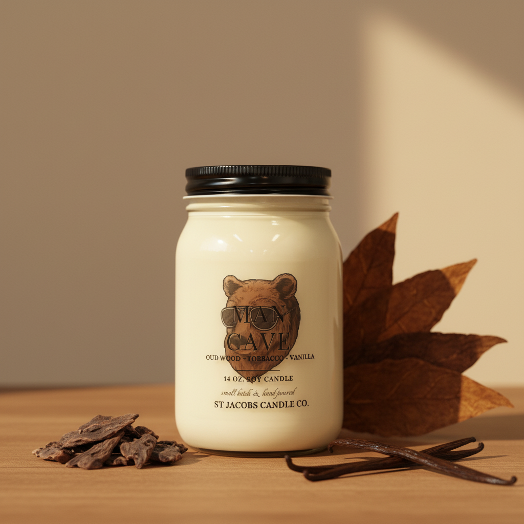 Man Cave Soy Candle