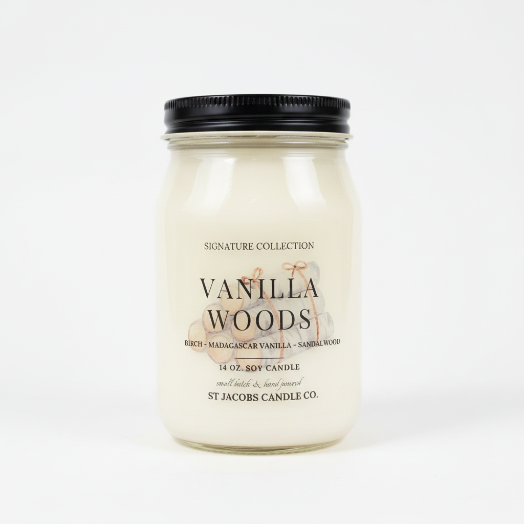 Vanilla Woods Soy Candle