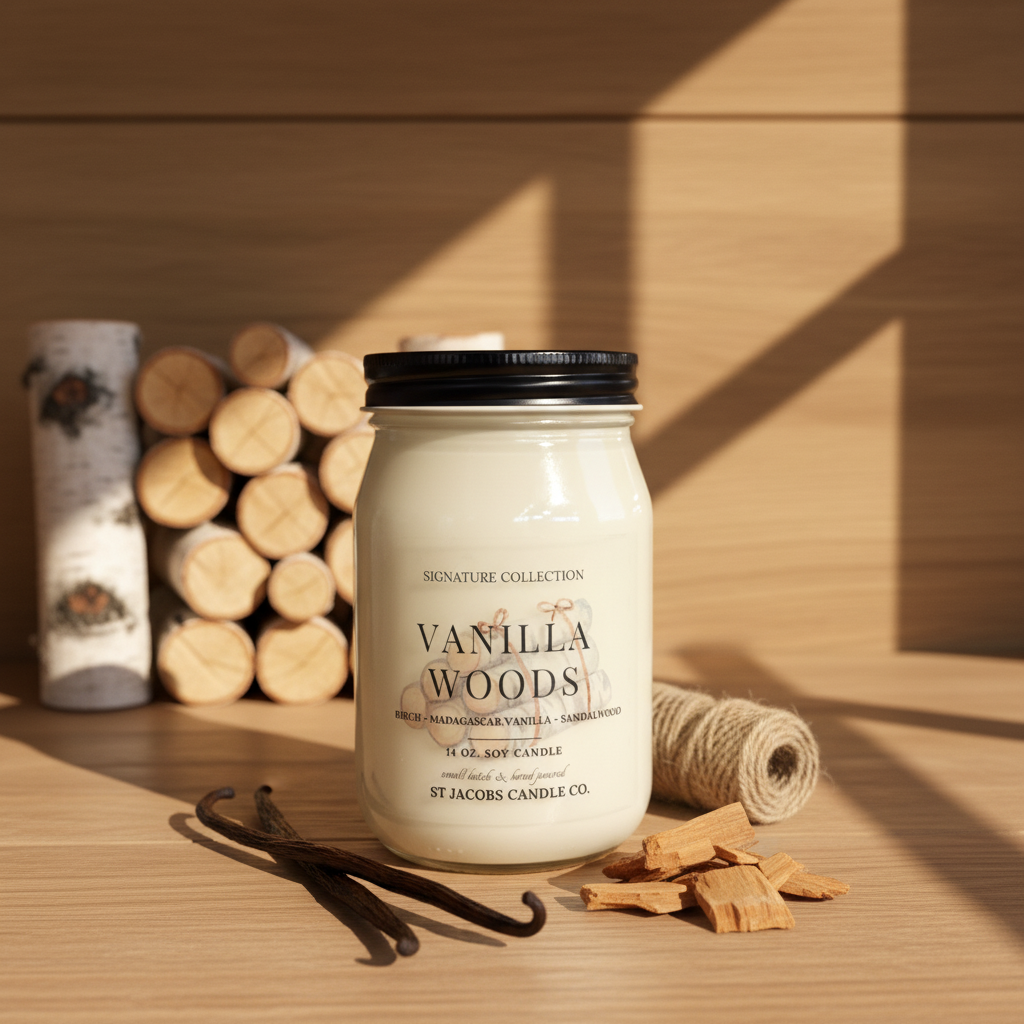 Vanilla Woods Soy Candle