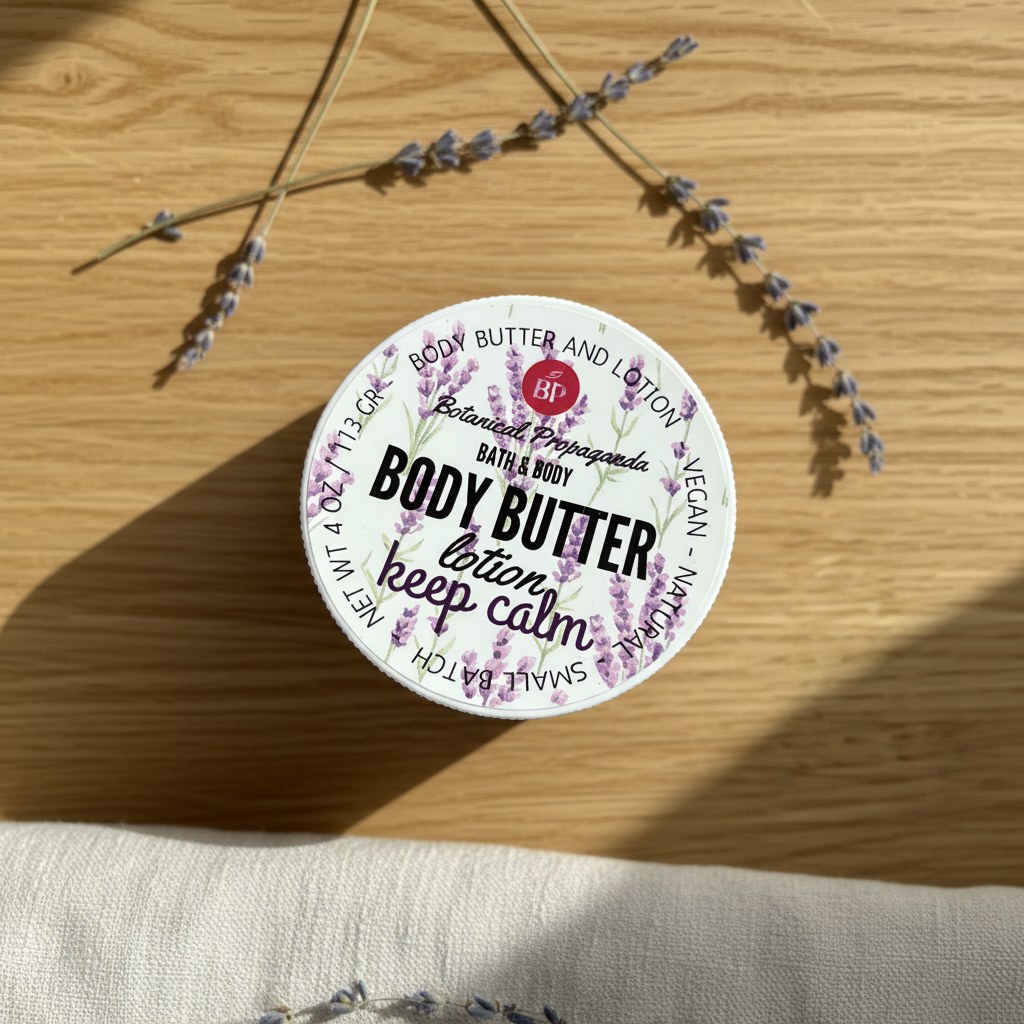 Keep Calm Body Butter & Lotion