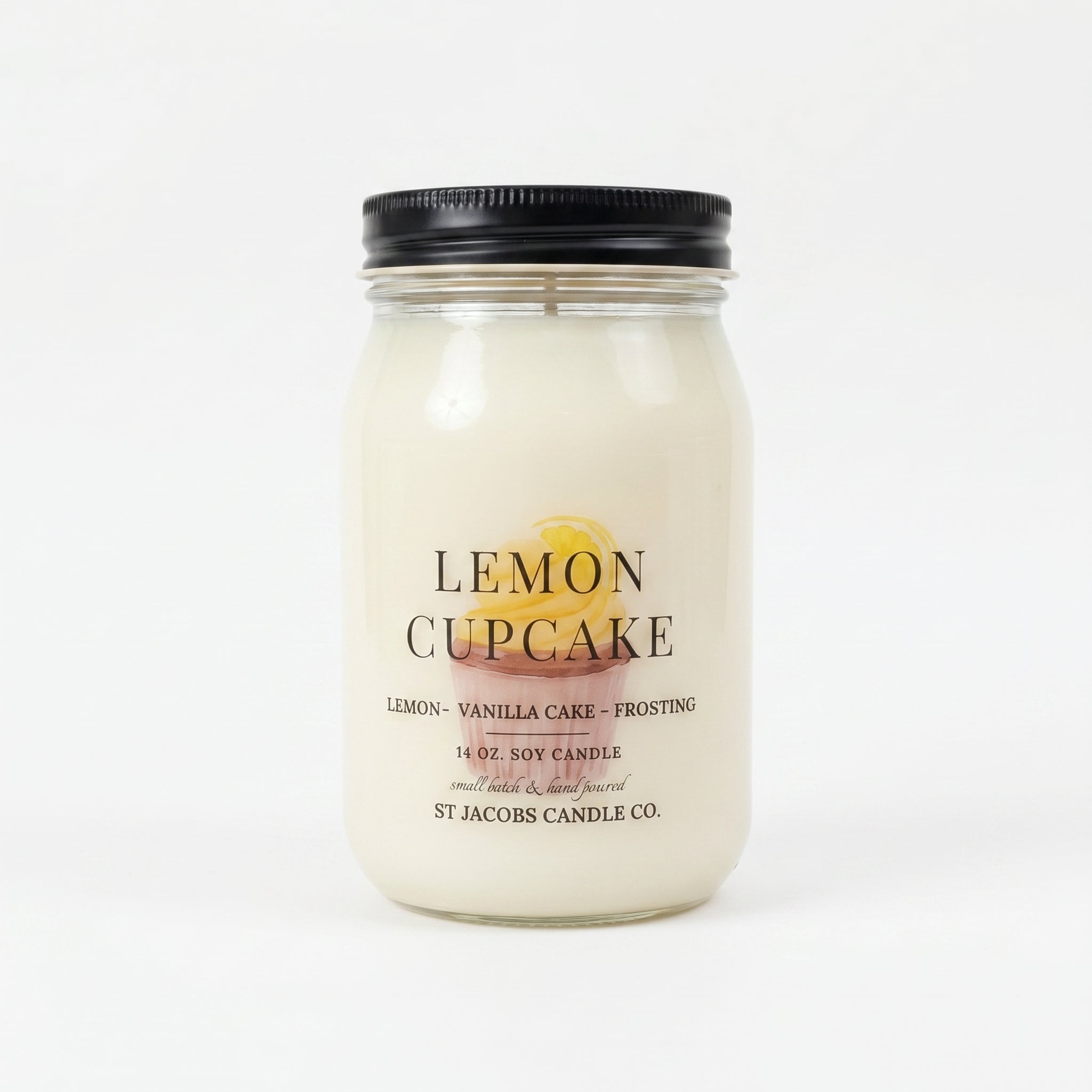 *NEW Lemon Cupcake Soy Candle
