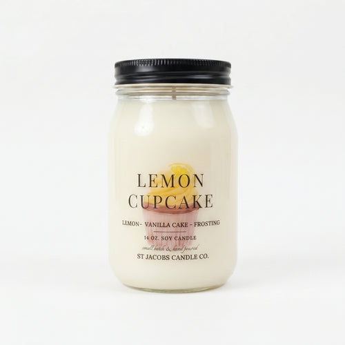 *NEW Lemon Cupcake Soy Candle